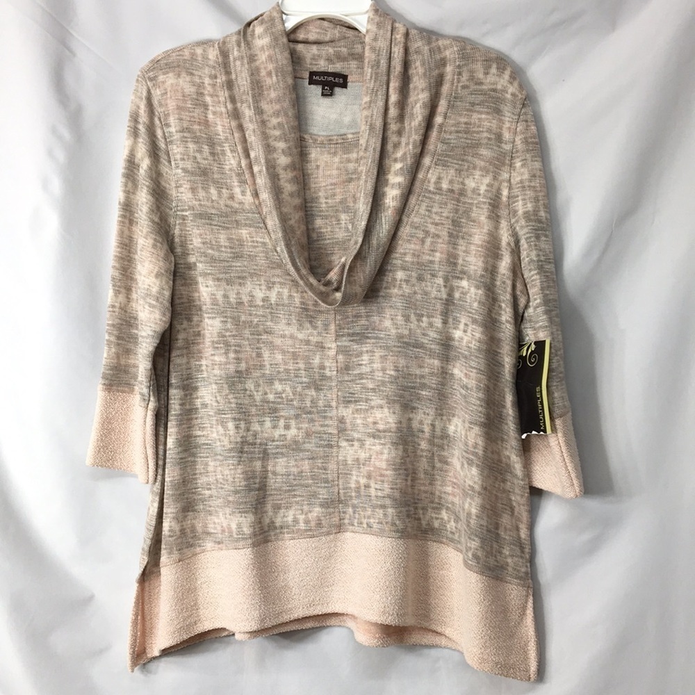 Multiples Women’s Cowl-Neck Sweater Size PL NEW with Tags